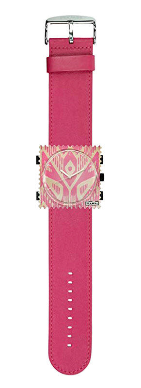 S.T.A.M.P.S. Uhr komplett - Zifferblatt Maya mit Armband Pink S.T.A.M.P.S. Komplett
