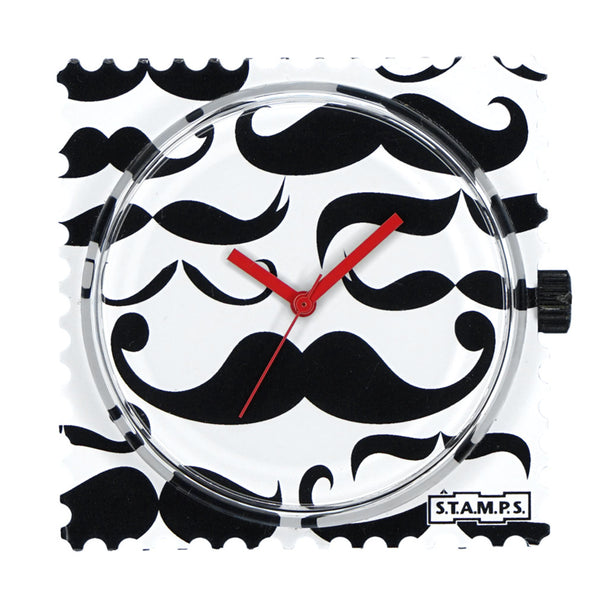 Stamps Uhr Mustache mania, Bart Schnurrbart
