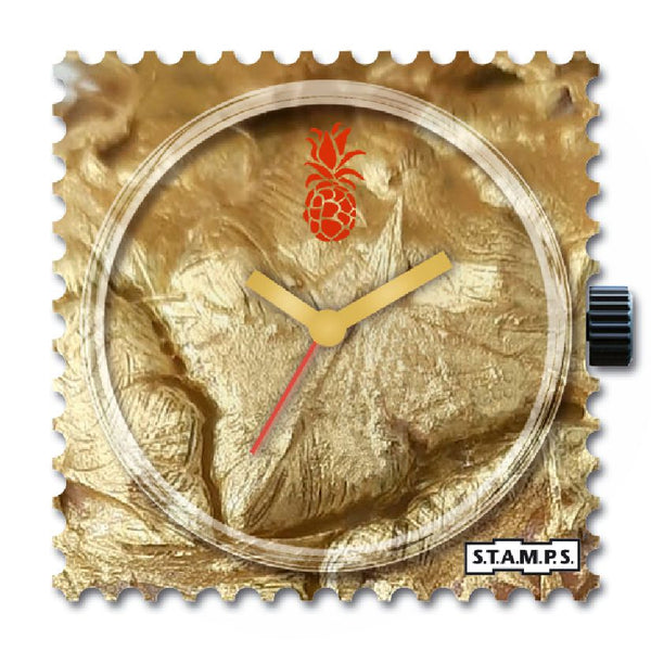 STAMPS Uhr Goldene Ananas