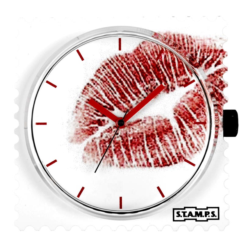 STAMPS Uhr Zifferblatt  Kiss me S.T.A.M.P.S. Zifferblatt