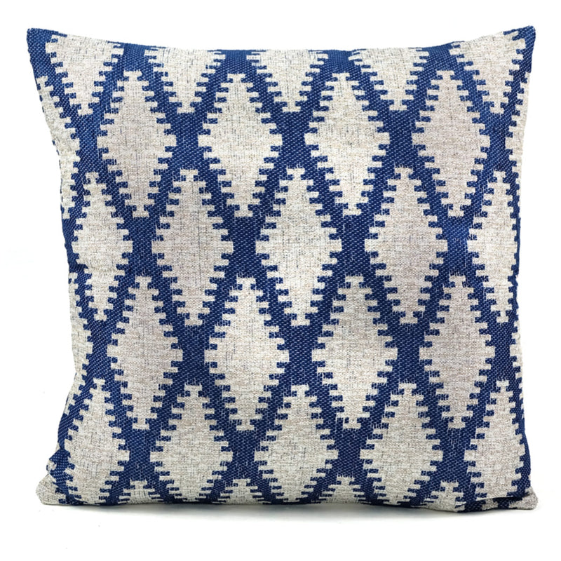 Kissenhülle Beletage Namibia blau grau 45 x 45 cm