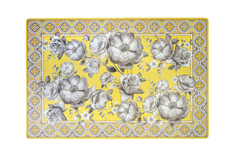 Easy Life Platzset 45 x 30 cm Doubleface Yellow Flower