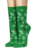 Crönert Socken mit Rollrand Margeriten